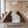 Premium custom Conference Table with Crystal Clear epoxy resin SKU A002