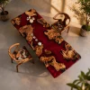 Made-to-Order Meeting Table featuring Burgundy Red epoxy resin product A009