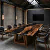 Custom Black Walnut Black River Conference Tables BCT001