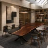 Custom Black Walnut Live Edge Table Conference Tables BCT003