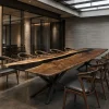 Custom Black Walnut Black Black River Conference Tables BCT005