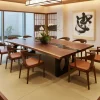 Custom Black Walnut Black Live Edge Table Conference Tables BCT013