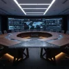 Custom Black Walnut Grey Live Edge Table Conference Tables BCT015