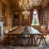 Custom Black Walnut Grey Live Edge Table Conference Tables BCT016