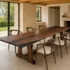 Custom Black Walnut Black River Dining Table BDT003