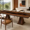 Custom Black Walnut Black Black River Dining Table BDT009