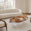 Custom Burl Wood Live Edge Epoxy Coffee Tables with Crystal Clear Epoxy BWCT005