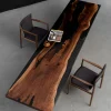 Signature Black Walnut Epoxy Live Edge Table crafted from SKU BWE009