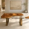 Signature Live Edge Epoxy Table Top crafted from Walnut SKU CET016