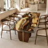 Made-to-order Wood Epoxy Table in and Crystal Clear epoxy resin model DET014