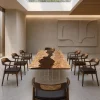 Custom French Poplar Live Edge Table Conference Tables FCT004