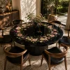 Handcrafted Floral Epoxy Tables crafted from SKU FL003