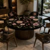 Made-to-order Floral Epoxy Tables in model FL005
