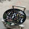 Premium.Epoxy Resin Flower Table featuring Black epoxy resin product FL011