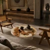 Custom Italian Olive Wood Live Edge Epoxy Coffee Tables IECT007