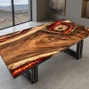 Made-to-order Lava Epoxy Coffee Table in model LT004