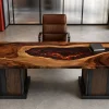 Designer Lava Epoxy Office Table made with reference LT006