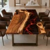 Premium custom Lava Epoxy Conference Table SKU LT010