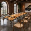 Premium Live Edge Epoxy Table featuring Crystal Clear epoxy resin product LT010