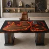 Premium Lava Epoxy Office Table product LT016