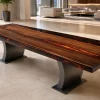 Premium custom Lava Epoxy Side Table SKU LT017
