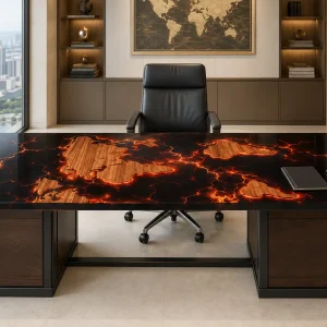Designer Lava Epoxy Office Table product LT018