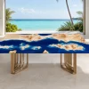 Premium Ocean Beach Epoxy Wood Table product OB002