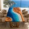 Signature Ocean Beach Epoxy Wood Table crafted from SKU OB021