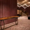 Custom Walnut Live Edge Epoxy Console Tables with Black Epoxy WCS046