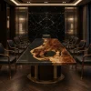 Custom Walnut Grey Black River Conference Tables WCT010