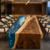 Custom Walnut Ocean Blue Ocean Blue Conference Tables WCT047
