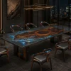 Custom Walnut Galaxy Galaxy River Conference Tables WCT064