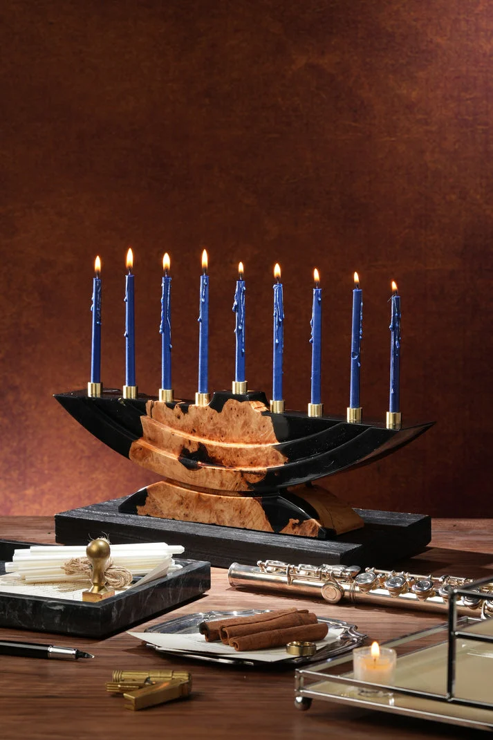 Luxury Epoxy Candle Holders White ECHW001